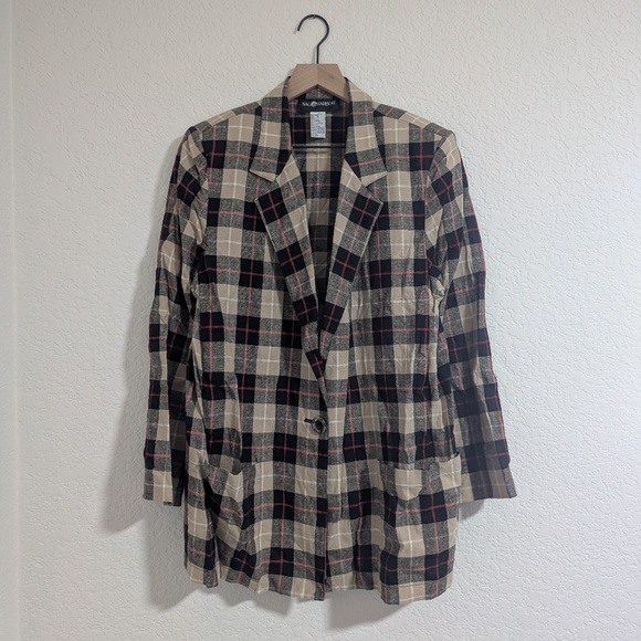 Sag Harbor Linen Blend Blazer / 14 - Picture 1 of 8